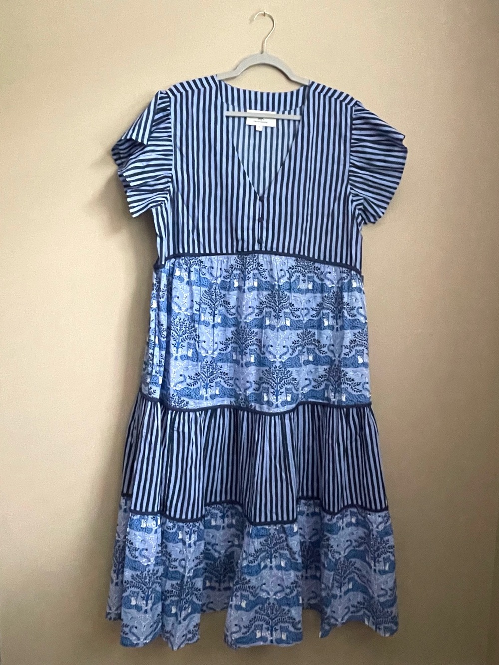 NWT Printfresh Main Character dress Charming Cheetahs 100% cotton sz XL